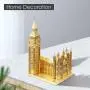 Piececool 3D Metal Model Kits-Big Ben DIY 3D Metal Puzzle for Adults-London Landmarks Architecture Model Kit, Great Gifts Idea