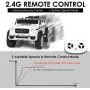 Costzon Ride on Car, Licensed Mercedes-Benz Maybach G650S, 12V Battery Powered Toy w/ 2 Motors, 2.4G Remote Control, 3 Speeds, Lights, Horn, Music, Truck, Electric Vehicle for Kids (White) Costzon Ride on Car, Licensed Mercedes-Benz Maybach G650S, 12V Battery Powered Toy w/ 2 Motors, 2.4G Remote Control, 3 Speeds, Lights, Horn, Music, Truck, Electric Vehicle for Kids (White)