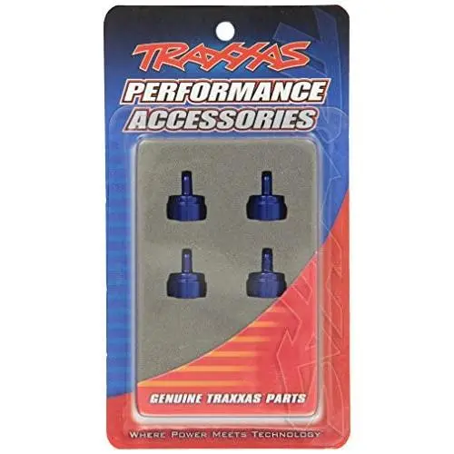 Traxxas 3767A Blue-Anodized Aluminum Shock Caps (fits Ultra Shocks) (set of four)