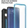 YOUMAKER Kickstand Case for Galaxy S8 Plus, Full Body with Built-in Screen Protector Heavy Duty Protection Shockproof Rugged Cover for Samsung Galaxy S8 Plus 6.2 inch - Blue/Black