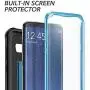 YOUMAKER Kickstand Case for Galaxy S8 Plus, Full Body with Built-in Screen Protector Heavy Duty Protection Shockproof Rugged Cover for Samsung Galaxy S8 Plus 6.2 inch - Blue/Black