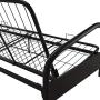 DHP Vermont Metal Futon Frame, Classic Design, Full Sized - Black DHP Vermont Metal Futon Frame, Classic Design, Full Sized - Black