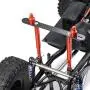 RC-Hub 1Set Body Post Mounts Metal Front and Rear Shell Column for 1:10 Axial SCX10 90046 90047 RC Car (Black)