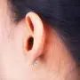 200 Pairs (400 Pieces) Stainless Steel Earrings Posts Flat Pad with Butterfly Earring Backs for Earring Making Findings (Silver)