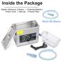 Ultrasonic Cleaner 6.5L Digital Timer Heater Ultrasonic Carburetor Parts Cleaners SUS 304