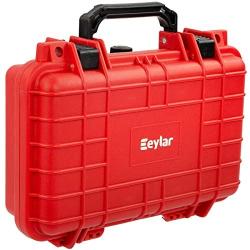 Eylar Tactical Hard Gun Case Water & Shock Proof with Foam TSA Approved 11.6 Inch 8.3 Inch 3.8 Inch (Red)