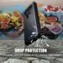 TORU CX PRO Compatible with LG V20 Case - Protective Dual Layer Wallet with Hidden Card Holder + ID Card Slot Hard Cover, Strap & USB Adapter - Metal Slate