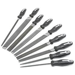 Crescent Nicholson 9 Pc. 6'', 8'', 10'' & 12'' Maintenance File Set with Ergonomic Handles, American Pattern - 22030HNN