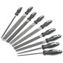 Crescent Nicholson 9 Pc. 6'', 8'', 10'' & 12'' Maintenance File Set with Ergonomic Handles, American Pattern - 22030HNN