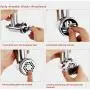 Metal Food Grinder Attachment for KitchenAid Stand Mixers, Meat Grinder Kitchen Aid Asseccories for KitchenAid,Includes 3 Sausage Stuffer Tubes, 5 Grinding Plates,Silver Metal Food Grinder Attachment for KitchenAid Stand Mixers, Meat Grinder Kitchen Aid Asseccories for KitchenAid,Includes 3 Sausage Stuffer Tubes, 5 Grinding Plates,Silver