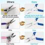 Jewelry Pliers, Shynek 8pcs Jewelry Making Pliers Tools Micro Jewelry Pliers Set Jewelry Making Kit for Jewelry Making Supplies