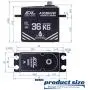 AGFrc 36KG IP67 Waterproof Steering Servo High Torque Programmable Full Metal Gear Digital Brushless Servo for 1/10 RC Models, Control Angle 180° (A80BHSW&AGF-SPV2) AGFrc 36KG IP67 Waterproof Steering Servo High Torque Programmable Full Metal Gear Digital Brushless Servo for 1/10 RC Models, Control Angle 180° (A80BHSW&AGF-SPV2)