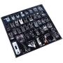 DIYARTS 42PCS Presser Feet Set Professional Domestic Sewing Foot Presser Sewing Parts for Singer, Brother, Kenmore, Babylock Elna,Toyota, Simplicity and Low Shank Sewing Machines