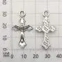 100g (60pcs) Antique Silver Cross Jesus Maria Our Lady Miraculous Centerpiece Crucifix Medal Charms Pendants for Crafting, Jewelry Findings Making Accessory For DIY Rosary Necklace Bracelet (M154) 100g (60pcs) Antique Silver Cross Jesus Maria Our Lady Miraculous Centerpiece Crucifix Medal Charms Pendants for Crafting, Jewelry Findings Making Accessory For DIY Rosary Necklace Bracelet (M154)