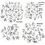 WOCRAFT 300 pcs Wholesale Bulk Lots Charms for Jewelry Making Mixed Smooth Tibetan Silver Metal Charms Pendants DIY for Jewelry Making Necklace Bracelet and Crafting (M362) WOCRAFT 300 pcs Wholesale Bulk Lots Charms for Jewelry Making Mixed Smooth Tibetan Silver Metal Charms Pendants DIY for Jewelry Making Necklace Bracelet and Crafting (M362)