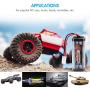 Tenergy 7.2V Battery Pack High Capacity 6-Cell 3000mAh NiMH Flat Battery Pack, Replacement Hobby Battery for RC Car, RC Truck, RC Tank, RC Boat with Standard Tamiya Connector, 2-Pack