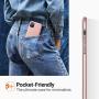 TORRAS Slim Fit Compatible for iPhone 11 Pro Max Case, Ultra Thin Lightweight Silky Smooth Touch Matte Finish Grip Hard Plastic Minimalist Compatible for iPhone 11 ProMax case, Rose Gold