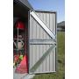 Arrow Shed 8 x 6 Elite Steel Shed with High Gable and Lockable Doors Storage Building, Anthracite