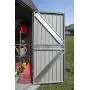 Arrow Shed 8 x 6 Elite Steel Shed with High Gable and Lockable Doors Storage Building, Anthracite Arrow Shed 8 x 6 Elite Steel Shed with High Gable and Lockable Doors Storage Building, Anthracite