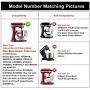 Flex Edge Beater for KitchenAid Bowl-Lift Stand Mixer - 6 Quart Flat Beater Paddle with Flexible Silicone Edges