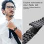 HATALKIN Compatible with Samsung Galaxy Watch 3 Band Bands 45mm Accessories Stainless Steel Metal Replacement Strap for Galaxy Watch3 45mm/Galaxy Watch 46mm/Gear S3 Frontier Men Women(Black)