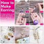 Earring Making Kit, Shynek 2343pcs Earring Making Supplies with Earring Hooks, Jump Rings, Earring Posts, Earring Backs and Jewelry Pliers Tools for Polymer Clay Earrings Making and Jewelry Repair