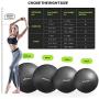 Trideer Exercise Ball (45-85cm) Extra Thick Yoga Ball Chair, Heavy Duty Stability Ball Supports 2200lbs, Birthing Ball with Quick Pump (Office & Home & Gym)