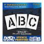 Pavement Stencils - 8 inch Alphabet KIT Stencil Set - (28 Piece) - 8'' x 6'' x 1/8'' (128 mil) - Pro-Grade