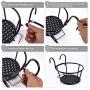 HOMENOTE Railing Planter, 3 Pack Hanging Flower Basket Outside Plant Stand Over Deck Rail Planters for Balcony - Easy Assembly Metal Black
