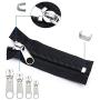 Everything You Need in One Pack Zipper Repair Kit Zipper Replacement Pack Zipper Fix Instant with Zipper Install Pliers Tool by Mocossmy