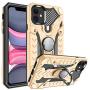 iPhone 11 Case | iPhone 11 Phone Case | Metal 360 Degree Ring Kickstand | Atump Military Grade 15ft. Drop Shockproof Tested Protective Case | Car Mount Phone Case for iPhone 11 Gold