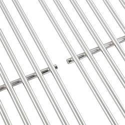 4PCS 17 3/8'' Stainless Steel Cooking Grid Grates for Broil King Baron 320, 340, 420, 440, 490, Huntington 2122-64 2122-67 6020-54 6020-57 6020-64 6020-67 6023-89, Sterling 5020-54 and Broil-Mate Grill