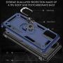 UNKNOK Galaxy A51 5G Case, [Not Fit A51 4G], [Military Grade ] 15ft Drop Tested Shockproof Protective, Metal Rotating Ring Kickstand Magnetic Support Cover for Samsung Galaxy A51 5G Phone (Blue)