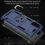 UNKNOK Galaxy A51 5G Case, [Not Fit A51 4G], [Military Grade ] 15ft Drop Tested Shockproof Protective, Metal Rotating Ring Kickstand Magnetic Support Cover for Samsung Galaxy A51 5G Phone (Blue)