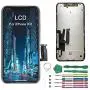 Adorabae iPhone XR Screen Replacement 6.1'' inch LCD COF with Back Plate Pre-Installed Small Part Ear Mesh Camera & Sensor Holder Touch Screen Digitizer Full Assembly Kit with Repair Tools Adorabae iPhone XR Screen Replacement 6.1'' inch LCD COF with Back Plate Pre-Installed Small Part Ear Mesh Camera & Sensor Holder Touch Screen Digitizer Full Assembly Kit with Repair Tools