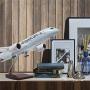 24-Hours 18” Collection Model Airplane Statue Scale 1 130 Airplane Model American Airlines Boeing 787 with LED Light(Touch or Sound Control) for Decoration or Gift