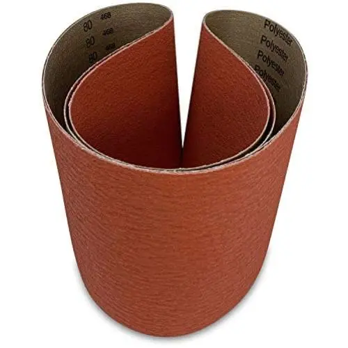 Red Label Abrasives 6 X 48 Inch 80 Grit Metal Grinding Ceramic Sanding Belts, Extra Long Life, 2 Pack Red Label Abrasives 6 X 48 Inch 80 Grit Metal Grinding Ceramic Sanding Belts, Extra Long Life, 2 Pack