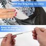 MUTNITT Set of 20 10.5'' Reusable Stainless Steel Straws Bent Reusable Straws with 20 Silicone Tips 5 Cleaning Brush 1 Travel Case Eco Friendly Extra Long Metal Straws Drinking for 20 24 30 oz Tumbler