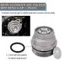 Oil Filter Housing Cap Assembly with Oil Plug for 2005-2019 Toyota RAV4 4Runner Tundra Fj Cruiser Venza Avalon Sienna Camry Highlander RX350 - Replace 15620-31060, 1562031060, 15643-31050, 1564331050