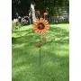 Morning View WHY Decor Beautiful Metal Sunflower Stake Large Flower Decor for Outdoor Patio Garden Yard Lawn Decoration 36 Inch