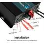 WZRELB Full Power Endurable 3500W 12VDC to 120VAC 60HZ US DUAL OUTLETS LED DISPLAY PURE SINE WAVE INVERTER Power Converter, (RBP350012B1) WZRELB Full Power Endurable 3500W 12VDC to 120VAC 60HZ US DUAL OUTLETS LED DISPLAY PURE SINE WAVE INVERTER Power Converter, (RBP350012B1)