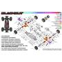 Redcat Racing Blackout XTE 1/10 Scale Electric Monster Truck with Waterproof Electronics, Silver/Red SUV