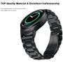 Gear S2 Bands V-Moro Solid Stainless Steel Metal Replacement Band with Adapters for Samsung Gear S2 Smart Watch (Metal Black)