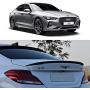 Automotiveapple Rear Trunk Lip Spoiler T5K Titanium Black for 2018 2019 Hyundai Genesis G70
