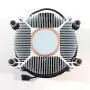 AMD Wraith Spire Socket AM4 4-Pin Connector CPU Cooler with Copper Core Base & Aluminum Heatsink & 3.81-Inch Fan with Cooler Master Thermal Paste/Thermal Compound Kit