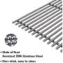 Votenli S6602D (4-Pack) Stainless Steel Cooking Grid Grates Replacement for Broil King Baron 320, 340, 420, 440, 490 and Huntington 2122-64 2122-67 6020-54 6020-57 6020-64 Broil-Mate,Sterling, Grill Votenli S6602D (4-Pack) Stainless Steel Cooking Grid Grates Replacement for Broil King Baron 320, 340, 420, 440, 490 and Huntington 2122-64 2122-67 6020-54 6020-57 6020-64 Broil-Mate,Sterling, Grill