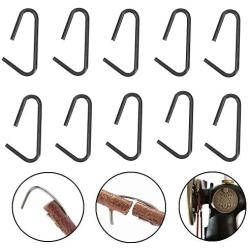 Fbshicung 10 Pcs 5/16 Inch Leather Belt Hooks for Old Style Singer/Jones Sewing Machine Treadle Accessories