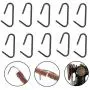 Fbshicung 10 Pcs 5/16 Inch Leather Belt Hooks for Old Style Singer/Jones Sewing Machine Treadle Accessories Fbshicung 10 Pcs 5/16 Inch Leather Belt Hooks for Old Style Singer/Jones Sewing Machine Treadle Accessories