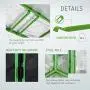 VIVOSUN 96''x48''x80'' Mylar Hydroponic Grow Tent with Observation Window and Floor Tray for Indoor Plant Growing 4x8