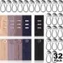 32 Pieces Pants Waist Extenders Waistband Extender Set with Metal Hook and Buttons Extenders for Pant, Shirts, Jeans, Pants, Jeans, Adjustable Fit Men or Women 32 Pieces Pants Waist Extenders Waistband Extender Set with Metal Hook and Buttons Extenders for Pant, Shirts, Jeans, Pants, Jeans, Adjustable Fit Men or Women